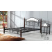 Modern Simple Steel Bedroom Furniture Metal Painting Bed (537#)