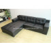 Modern Small High Density Sponge Corner Leather Sofa (S004)
