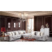 Modern Soft Furniture Fabric Corner Sofa with Cushions (K04)