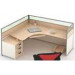 Modern Style Premium Staff Partition Workstations Office Desk (PS-AWK-011)