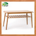 Modern Table Bamboo Table with Carbonized Bamboo