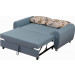 Modren Folding Fabric Sofa Bed with Arms