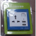 Mulit Type USB Wall Socket, Twin USB Wall Socket, Universal Wall Socket with USB