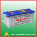 N120-120ah 12V Dry Charged Battery