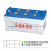 N210 JIS Standard Car Battery 12V 210ah