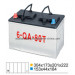 N80 JIS Standard Car Battery 12V 80ah