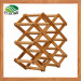 Natural Bamboo Wine Bottle Display Rack