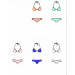 Neoprene Triangl Bikini