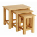 Nest Table/ Solid Oak Nest Table/ Wooden Furniture