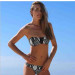 New Animal Print Neoprene Tankini Triangl_Swimwear