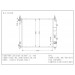 New Auto Radiator for Nissan Sunny' 11- Mt