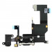 New Charging Port Dock Connector with Flex Cable for iPhone 5 S White