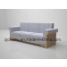 New-Chinese Style Fabric 3 Seats Sofa