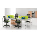 New Design 4 Person Office Workstation Desk (HF-A16)