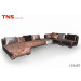 New Design Fabric Sofa for Home Furniture (LS4A67)