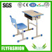 New Model Single Plastic Chair Student Desk and Chair for Classroom