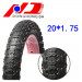 New Pattern Negeria Popular 20*1.75 Bicycle Tire