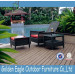 Nice Outdoor Lounger with Cushion