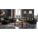 Office Furniture High Quality 3seater Top Leather Sofa (K14)