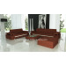Office Furniture Wood Frame Top Leather Chaise Sofa (SF157)