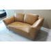 Office Room Soft Furniture Brown Italy Leather 2seater Sofa (SF805)