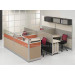 Office Supply Wood Partition Modular Desk Overhead Cabinet (HF-LT036)
