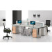 Office Workstation Partition Table with Cabinet Divider (HF-A20)