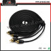 Opaque Black RCA Cable (YLR-362)