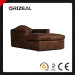 Orizeal Antique Belgian Camelback Genuine Leather Single Sofa Chaise Lounge (OZ-LS-2005)