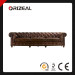 Orizeal Chesterfield Style Kensington Genuine Leather Sofa with Gentlemen's Club Tradition (OZ-LS-2029)