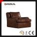 Orizeal Classic Roll Arm Genuine Brazilian Leather Chair (OZ-LS-2008)