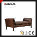 Orizeal Sorensen Slightly Flared Leather Bench (OZ-LS-2038)