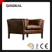 Orizeal Sorensen Slightly Flared Leather Chair (OZ-LS-2036)