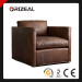 Orizeal Vintage Genuine Leather Chair with Shelter Arm (OZ-LS-2010)