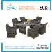 Outdoor Furniture Garden Furniture Rattan Chair Table Dining Set (ICE-001)