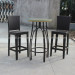 Outdoor Furniture Garden PE Rattan Bar Set