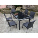 Outdoor Furniture, Rattan Table and Chair (PAD-080C)
