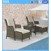 Outdoor Garden Furniture Balcony Rattan Sofa Chair with Footrest