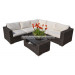 Outdoor Garden Patio Rattan Wicker Furniture Sofa (PAS-1311)