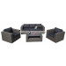 Outdoor Garden Patio Wicker Rattan Sofa (PAS-1306)