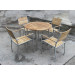 Outdoor Garden Teak Wood Restaurant Chair and Table