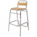 Outdoor & Indoor Bar Stool, Aluminum Wood Bar Stool (AB-06007)