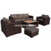 Outdoor Patio Rattan Furniture / Wicker Sofa (PAS-1301)