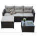 Outdoor Patio Rattan Furniture / Wicker Sofa (PAS-1505)
