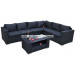 Outdoor Patio Rattan/Wicker Sofa (PAS-1309)