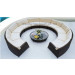 Outdoor Patio Wicker Furniture Garden Rattan Round Sofa Set (PAS-099.1)