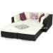 Outdoor Rattan Garden Wicker Sofa Set (PAS-1102C)