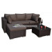 Outdoor Wicker Garden Rattan Sofa (PAS-1305)
