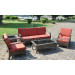 PE Rattan Outdoor Furniture Waterproof Garden Sofa (TY0008)