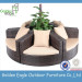 PE Rattan Outdoor Used Garden Furnirattan Combo Sofa Set